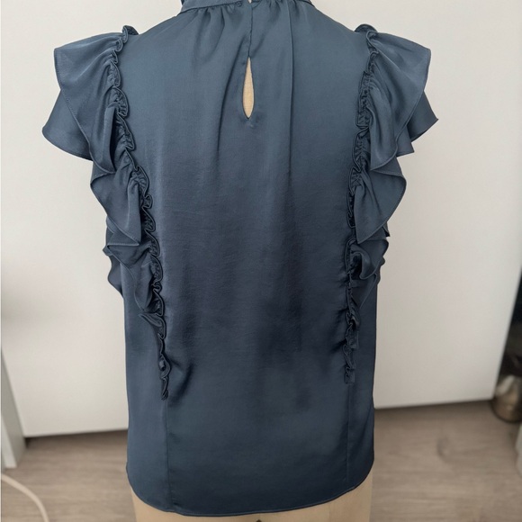 Veronica Beard Mandell top in slate - Picture 5 of 7